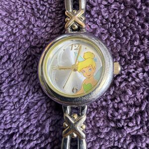 Vintage Disney Tinker Bell Seiko (SII)  Water Resistant Peter Pan 2 tone Watch